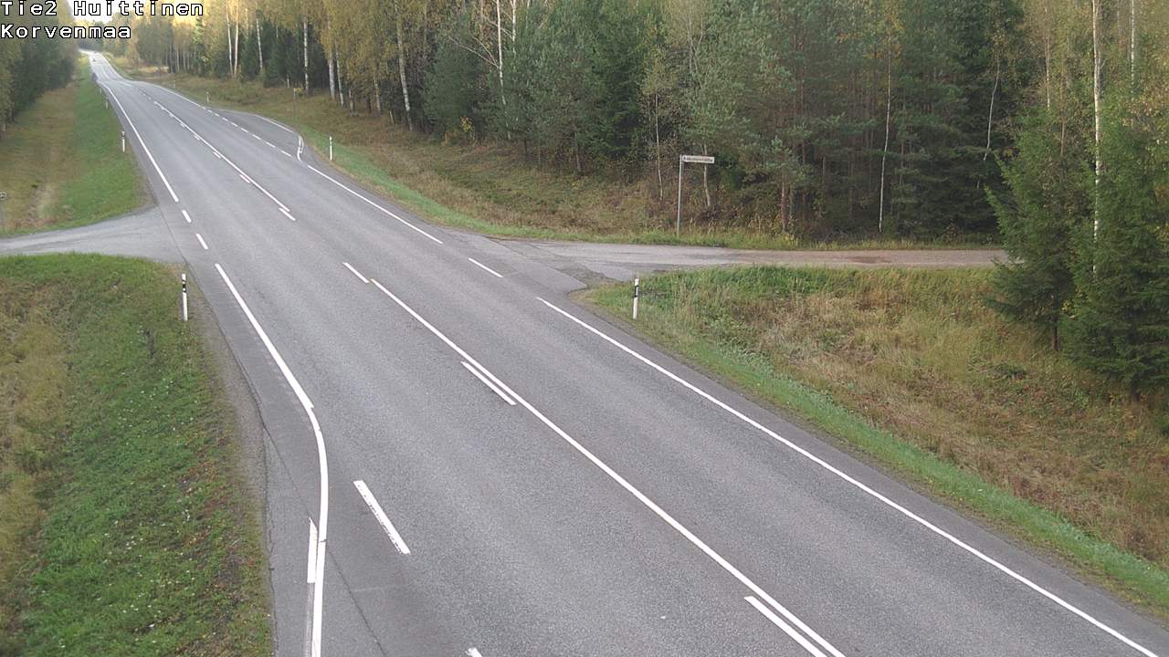 Weather Camera Image Väg 2 Huittinen, Korvenmaa, Huittinen, Satakunta