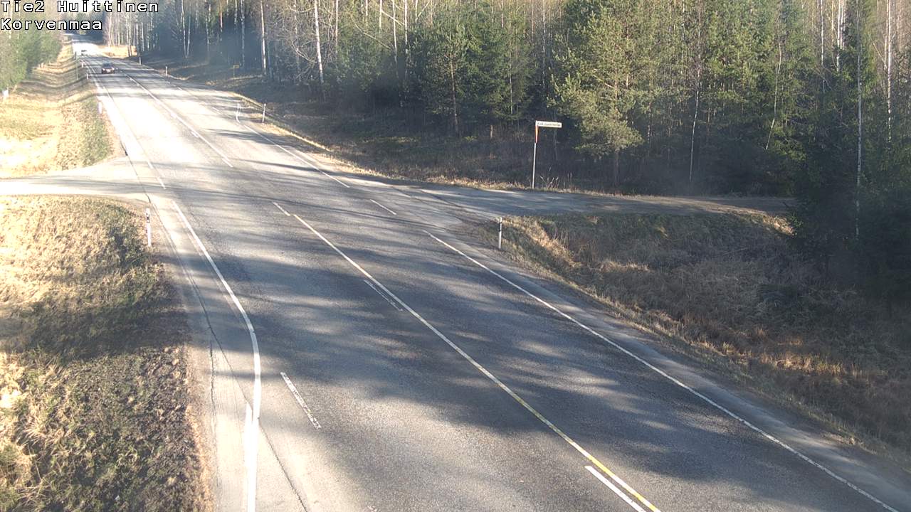 Weather Camera Image Road 2 Huittinen, Korvenmaa, Huittinen, Satakunta