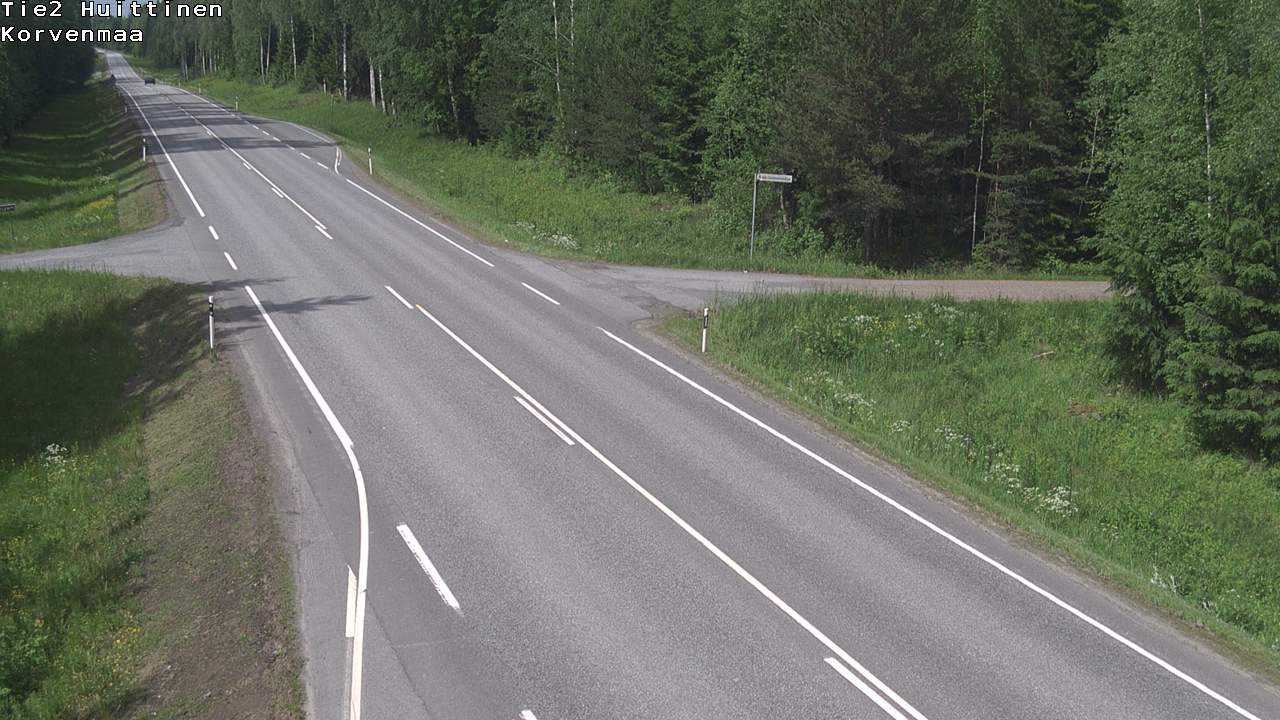Weather Camera Image Väg 2 Huittinen, Korvenmaa, Huittinen, Satakunta