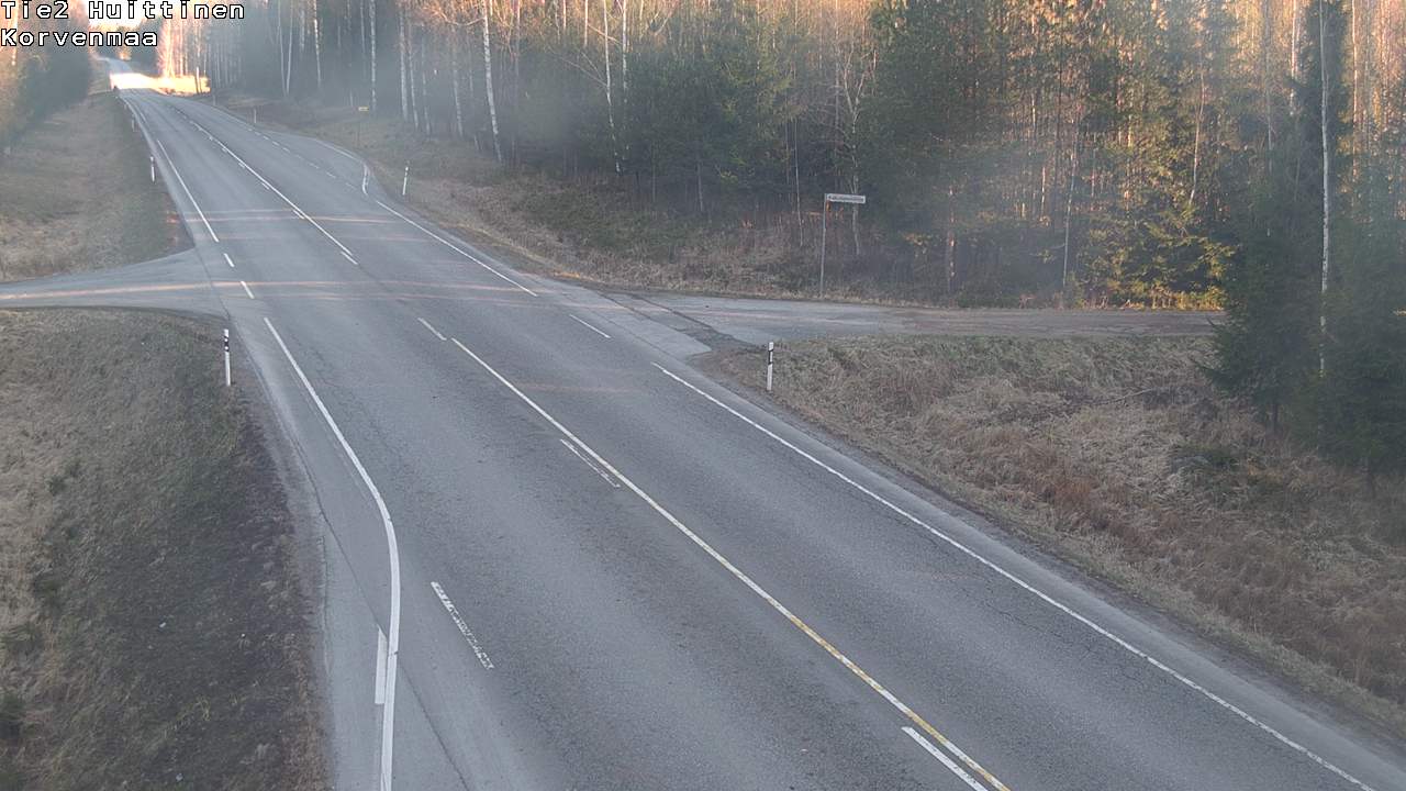 Weather Camera Image Road 2 Huittinen, Korvenmaa, Huittinen, Satakunta