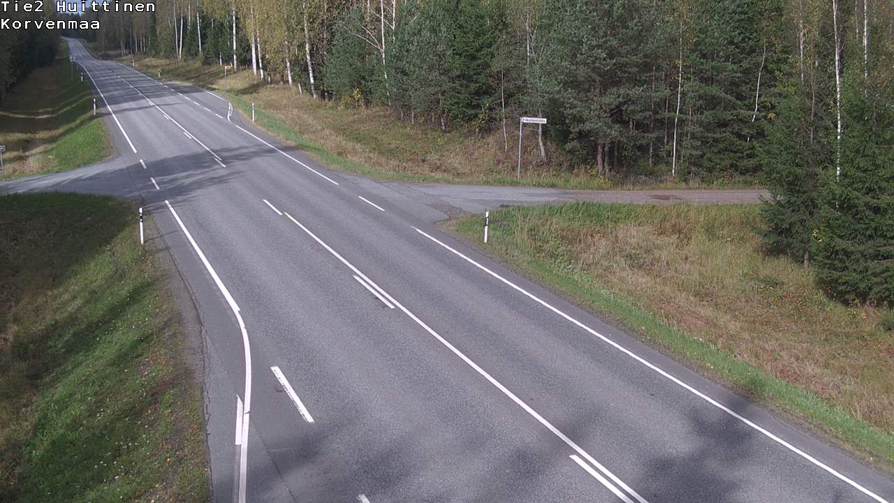 Weather Camera Image Road 2 Huittinen, Korvenmaa, Huittinen, Satakunta