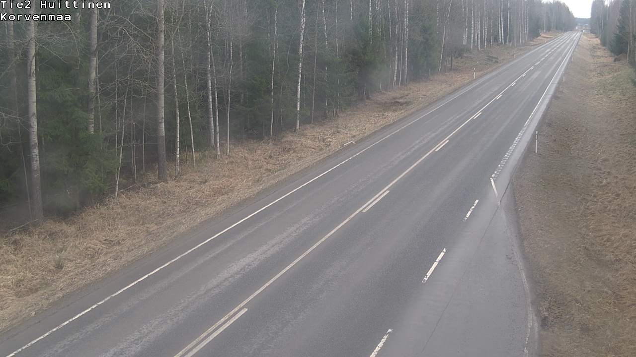 Weather Camera Image Road 2 Huittinen, Korvenmaa, Huittinen, Satakunta