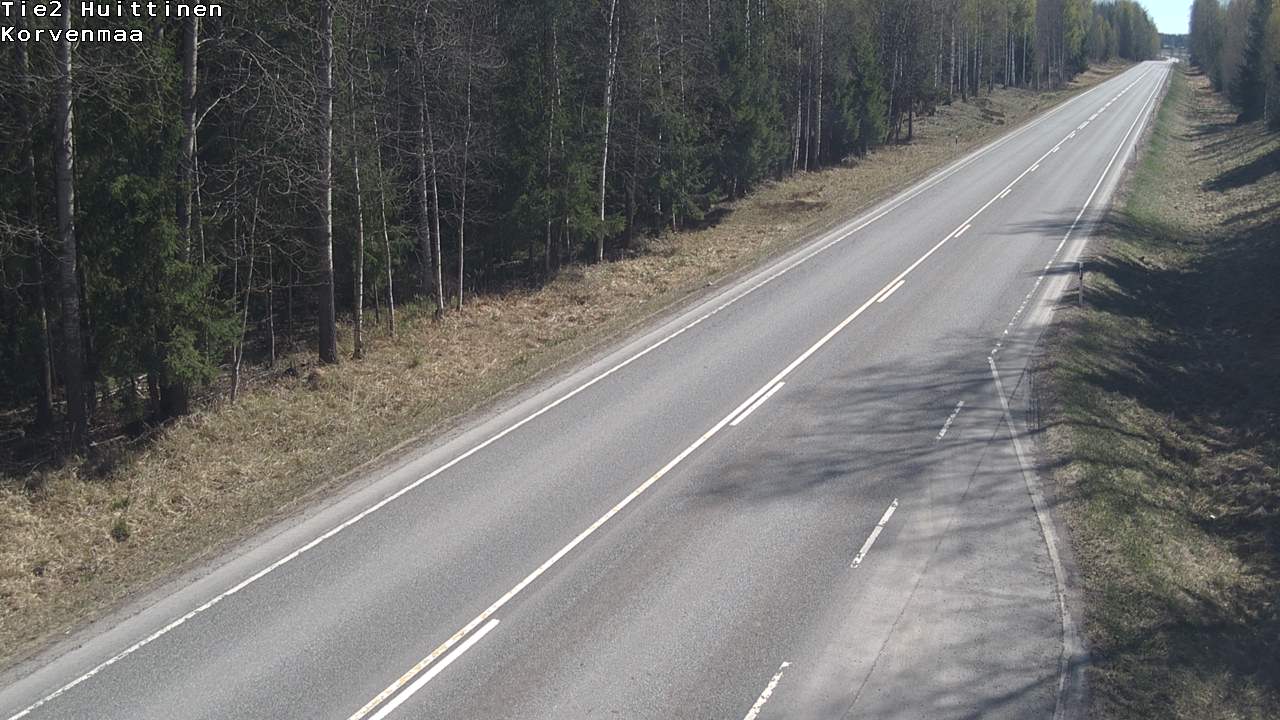 Weather Camera Image Road 2 Huittinen, Korvenmaa, Huittinen, Satakunta