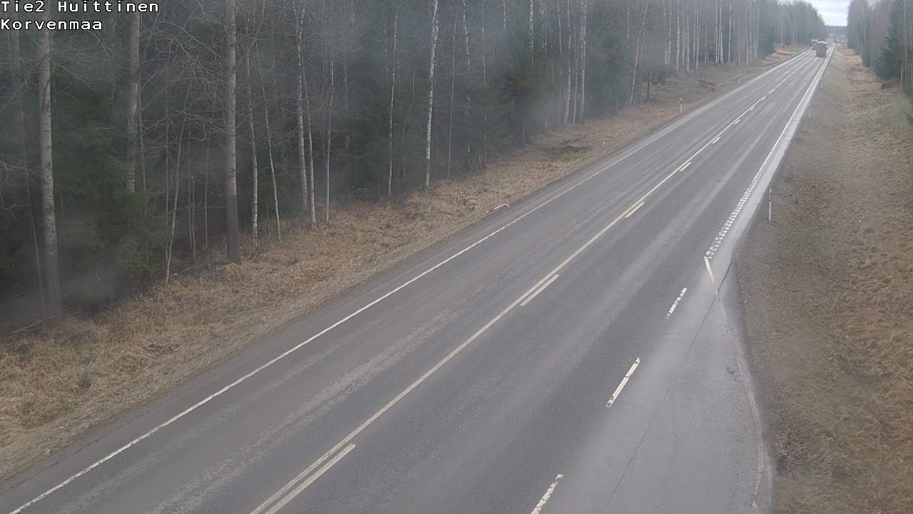 Weather Camera Image Road 2 Huittinen, Korvenmaa, Huittinen, Satakunta