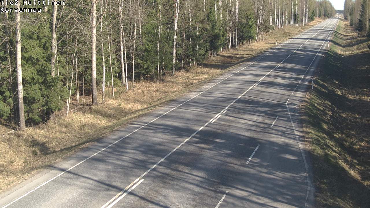 Weather Camera Image Road 2 Huittinen, Korvenmaa, Huittinen, Satakunta