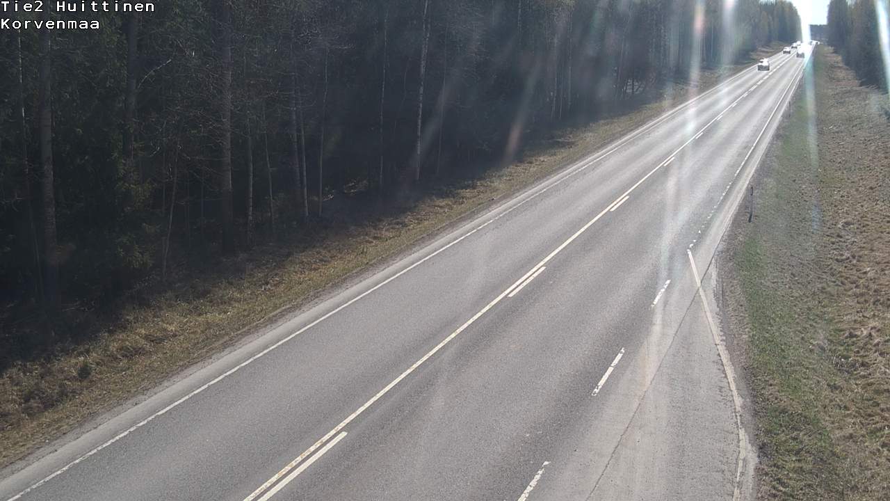 Weather Camera Image Road 2 Huittinen, Korvenmaa, Huittinen, Satakunta