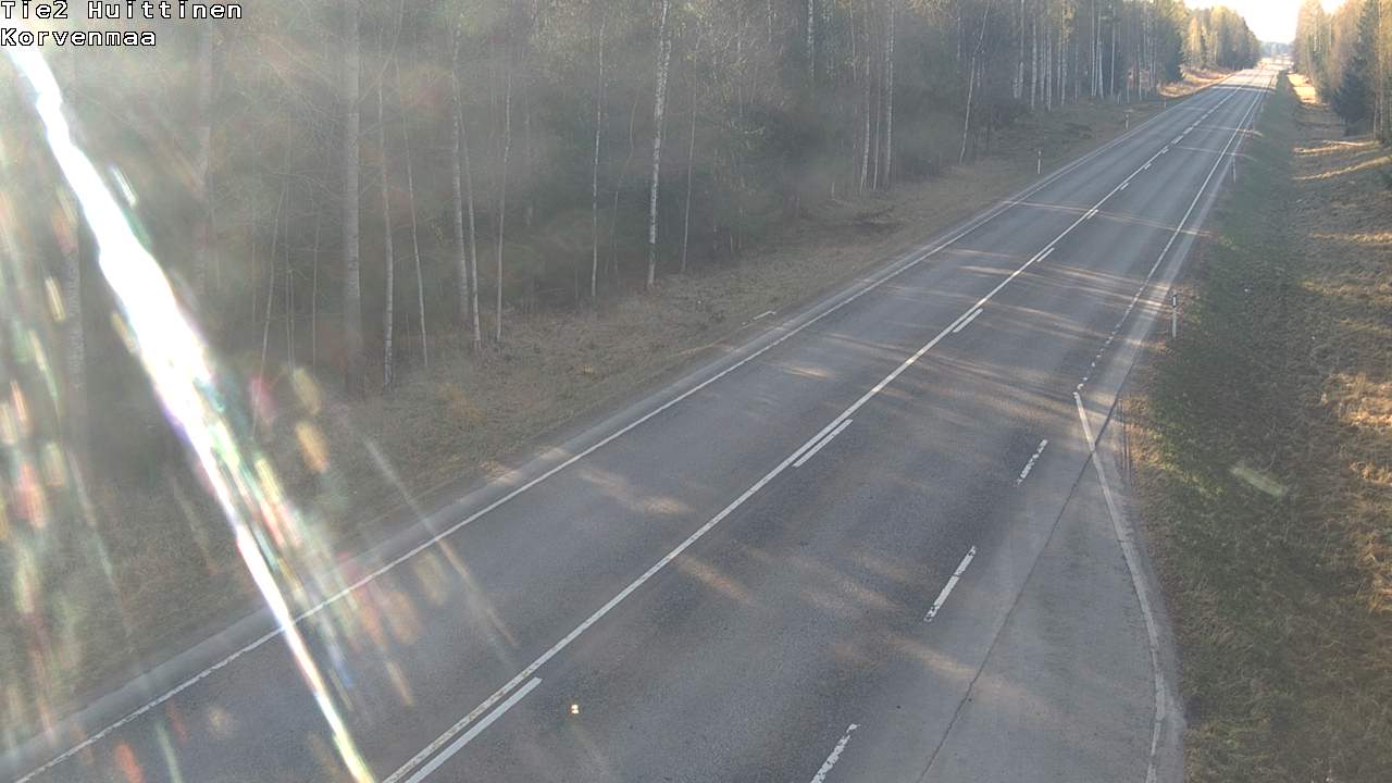 Weather Camera Image Road 2 Huittinen, Korvenmaa, Huittinen, Satakunta