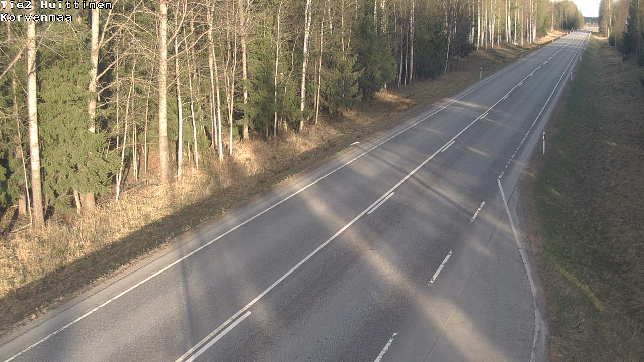 Weather Camera Image Road 2 Huittinen, Korvenmaa, Huittinen, Satakunta