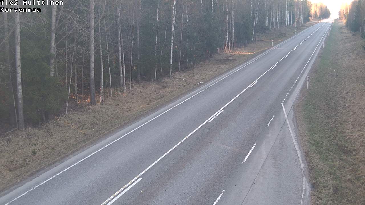 Weather Camera Image Road 2 Huittinen, Korvenmaa, Huittinen, Satakunta