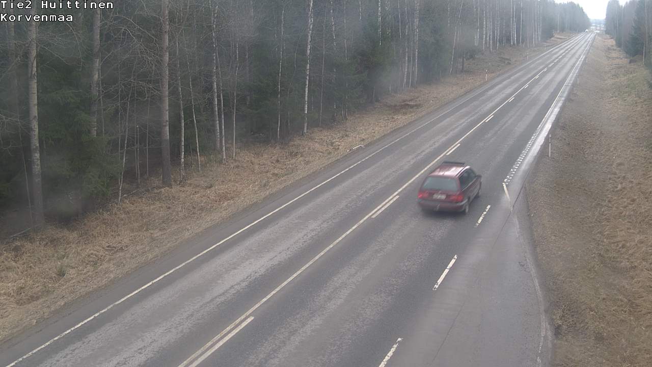 Weather Camera Image Road 2 Huittinen, Korvenmaa, Huittinen, Satakunta