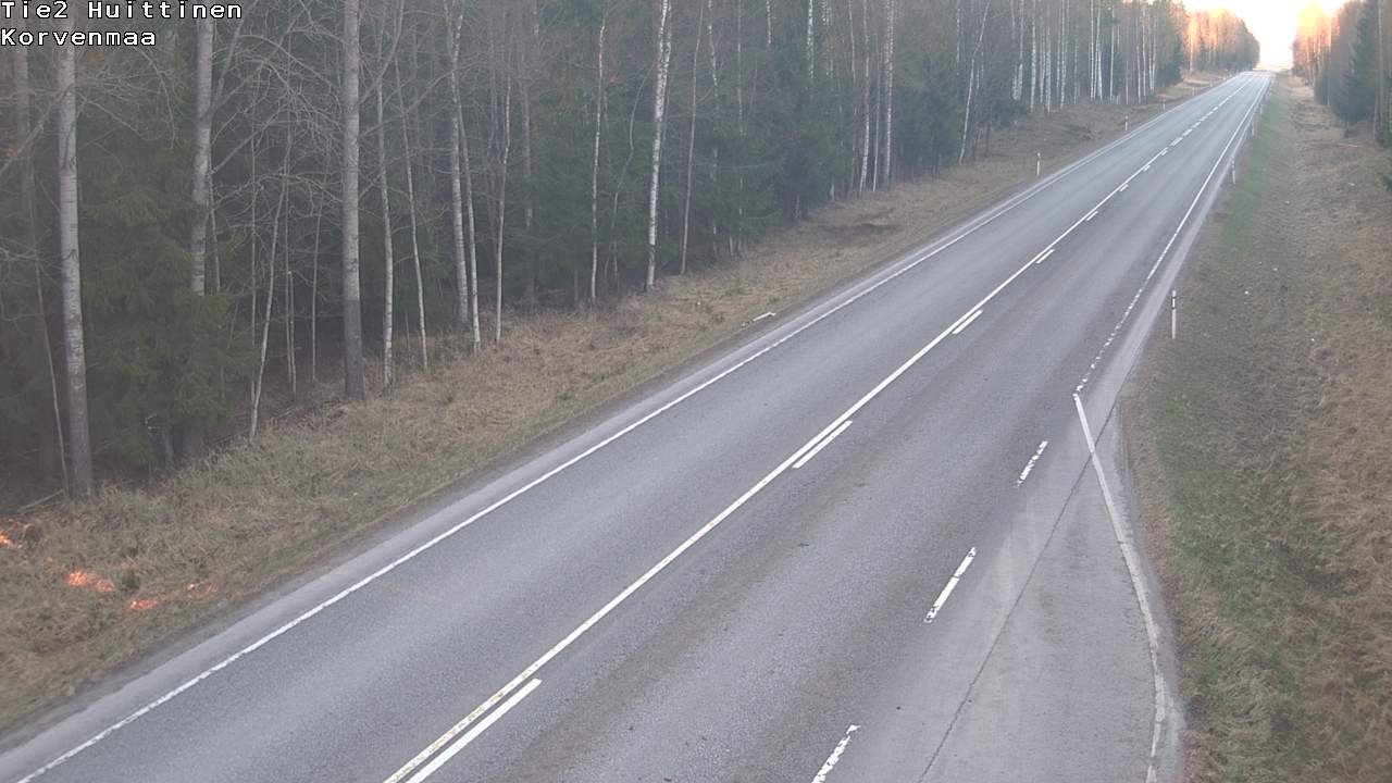 Weather Camera Image Road 2 Huittinen, Korvenmaa, Huittinen, Satakunta