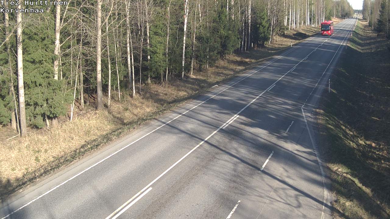 Weather Camera Image Road 2 Huittinen, Korvenmaa, Huittinen, Satakunta