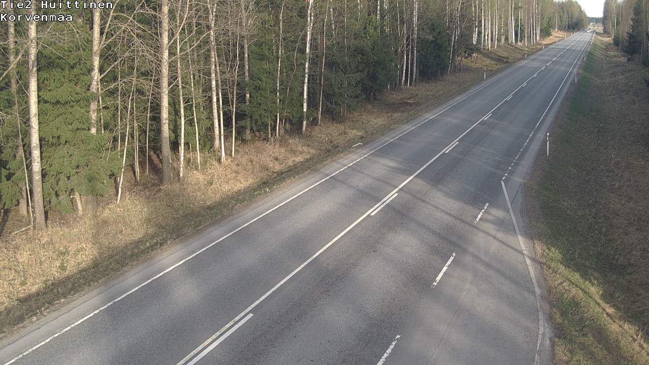 Weather Camera Image Road 2 Huittinen, Korvenmaa, Huittinen, Satakunta