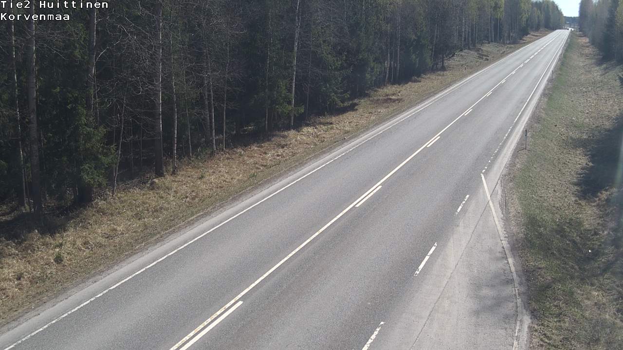 Weather Camera Image Road 2 Huittinen, Korvenmaa, Huittinen, Satakunta
