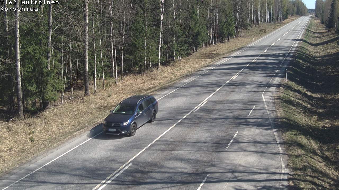 Weather Camera Image Road 2 Huittinen, Korvenmaa, Huittinen, Satakunta