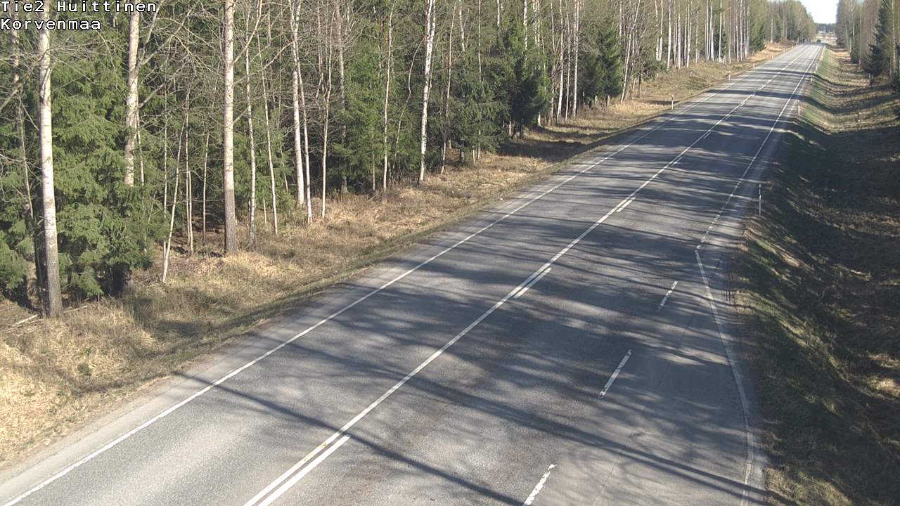 Weather Camera Image Road 2 Huittinen, Korvenmaa, Huittinen, Satakunta