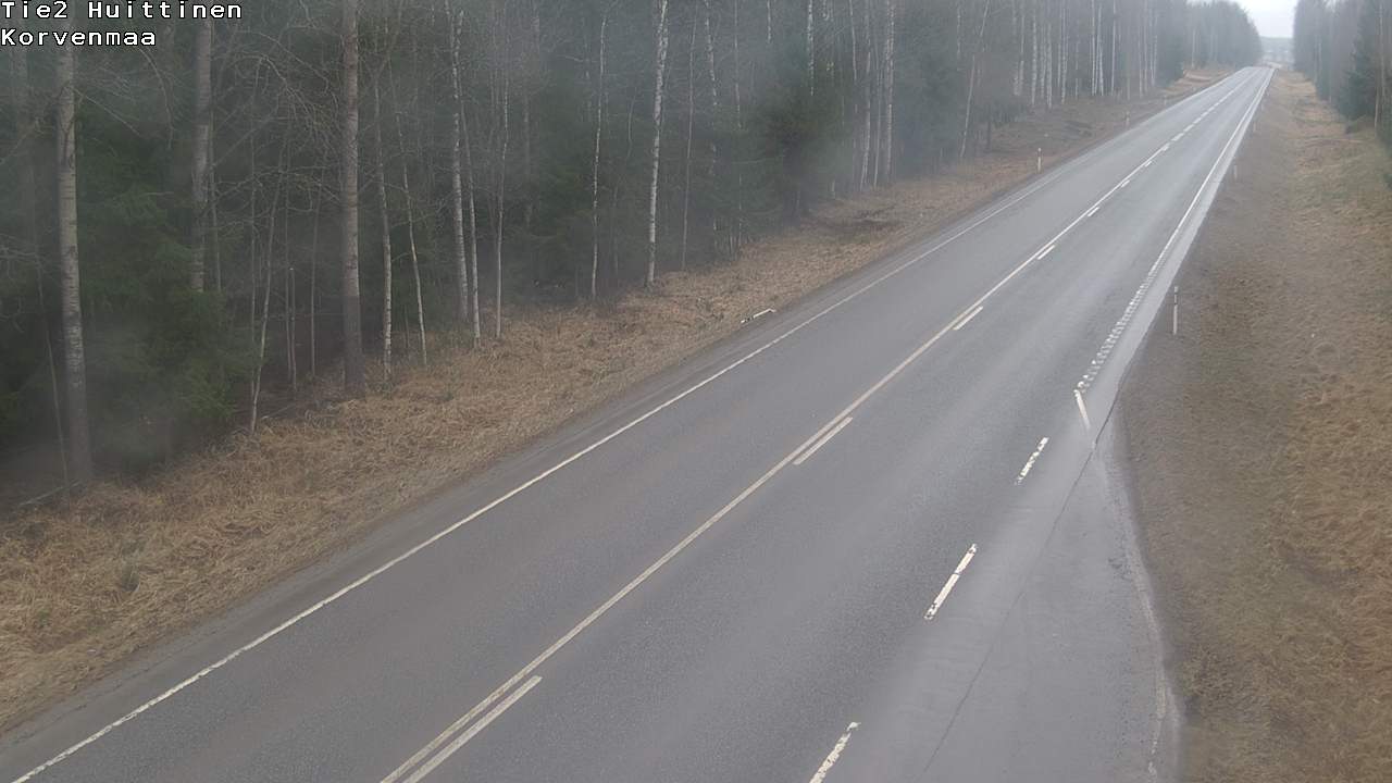 Weather Camera Image Road 2 Huittinen, Korvenmaa, Huittinen, Satakunta