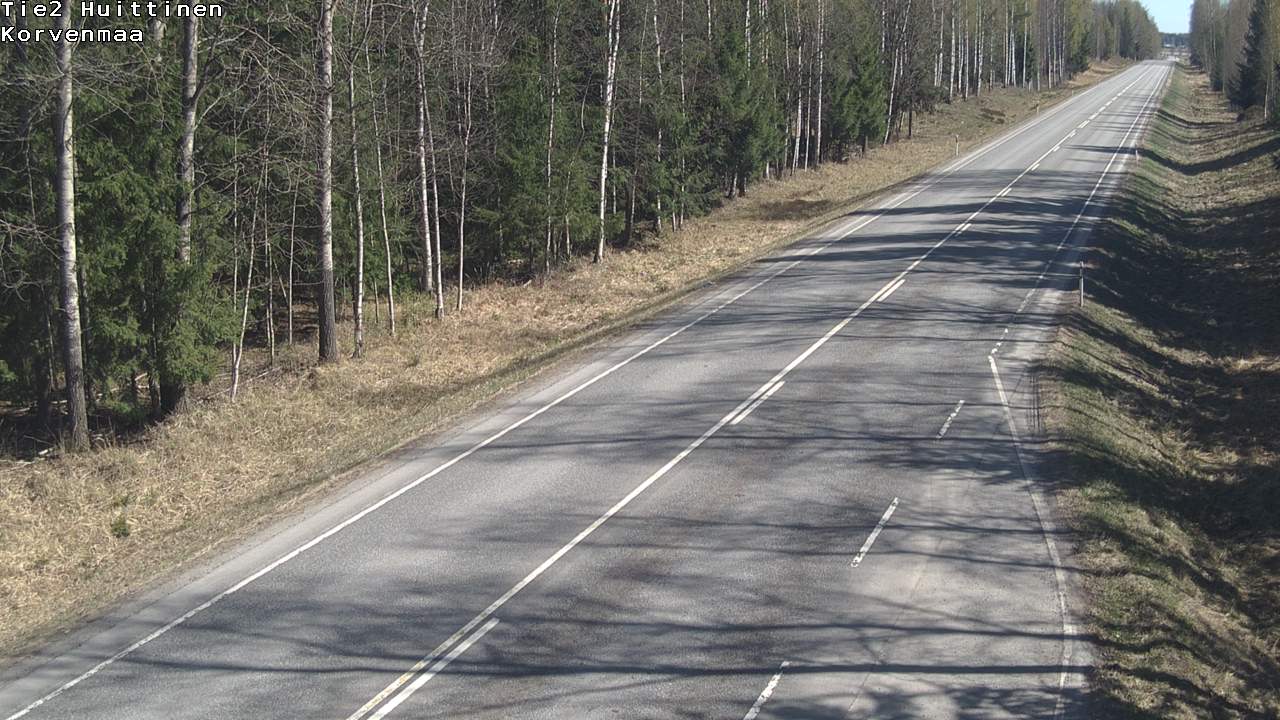 Weather Camera Image Road 2 Huittinen, Korvenmaa, Huittinen, Satakunta