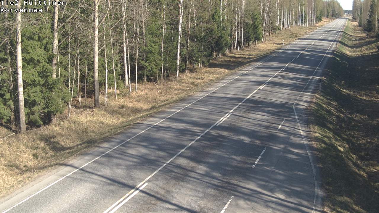Weather Camera Image Road 2 Huittinen, Korvenmaa, Huittinen, Satakunta