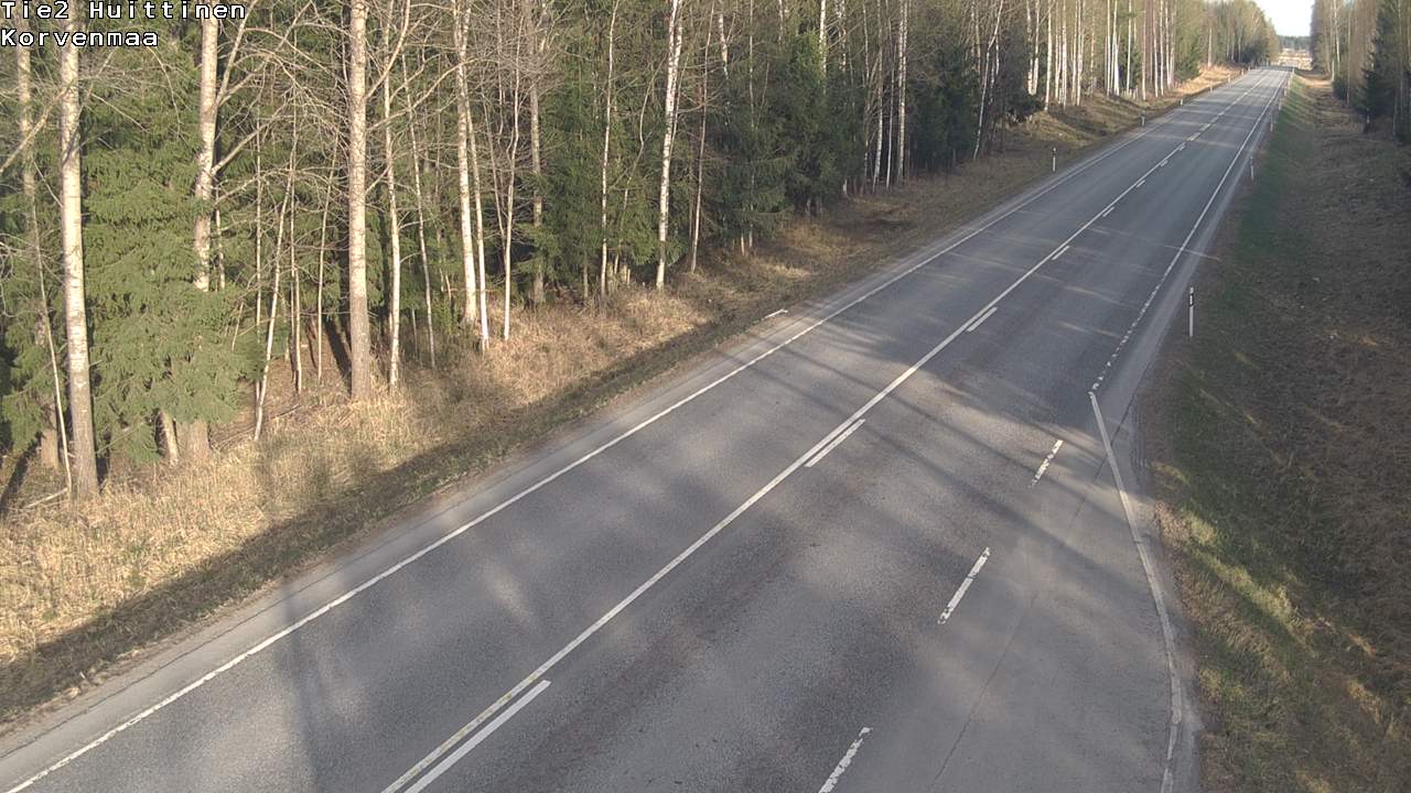 Weather Camera Image Road 2 Huittinen, Korvenmaa, Huittinen, Satakunta