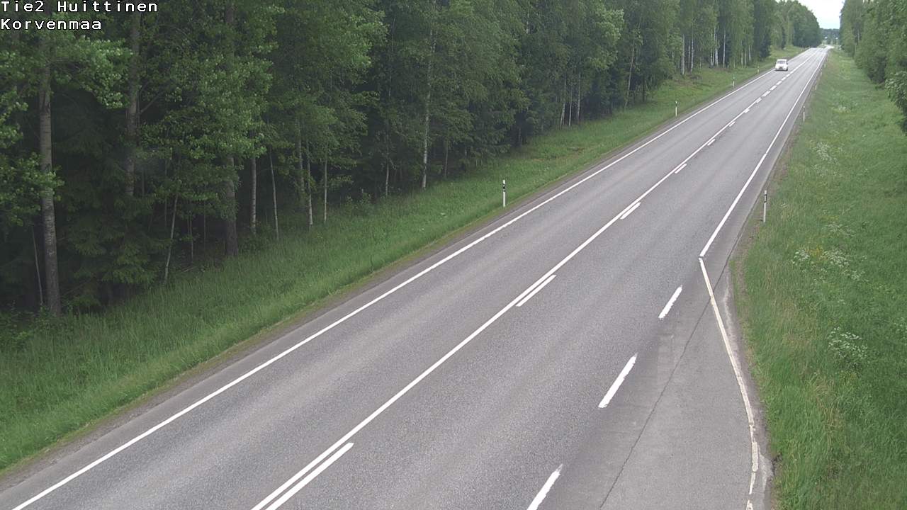 Weather Camera Image Road 2 Huittinen, Korvenmaa, Huittinen, Satakunta