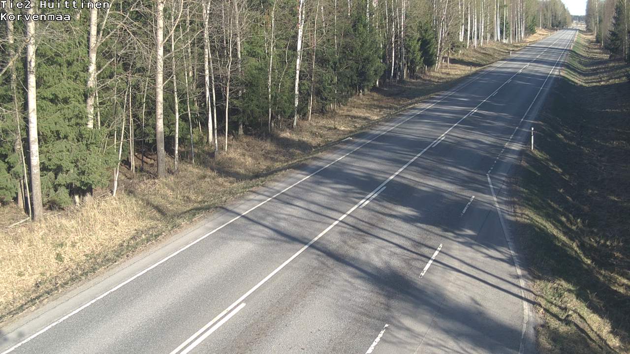 Weather Camera Image Road 2 Huittinen, Korvenmaa, Huittinen, Satakunta