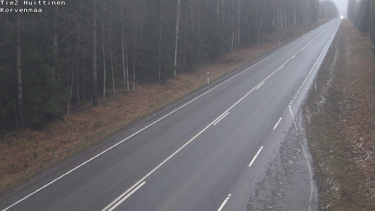 Weather Camera Image Road 2 Huittinen, Korvenmaa, Huittinen, Satakunta