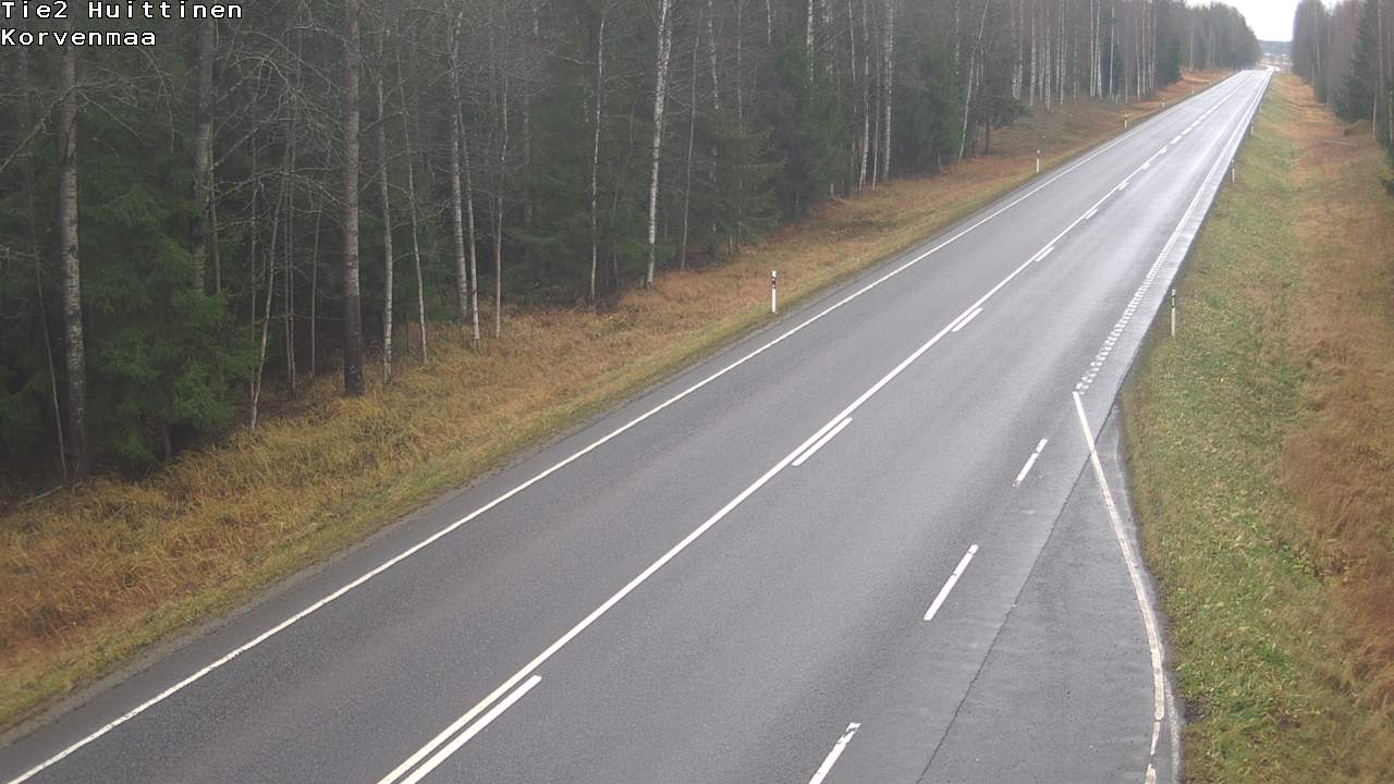 Weather Camera Image Väg 2 Huittinen, Korvenmaa, Huittinen, Satakunta