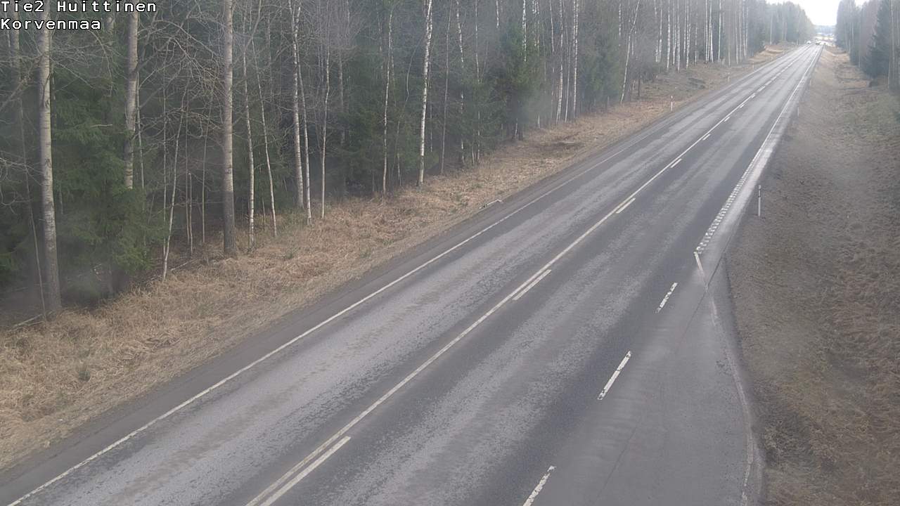 Weather Camera Image Road 2 Huittinen, Korvenmaa, Huittinen, Satakunta
