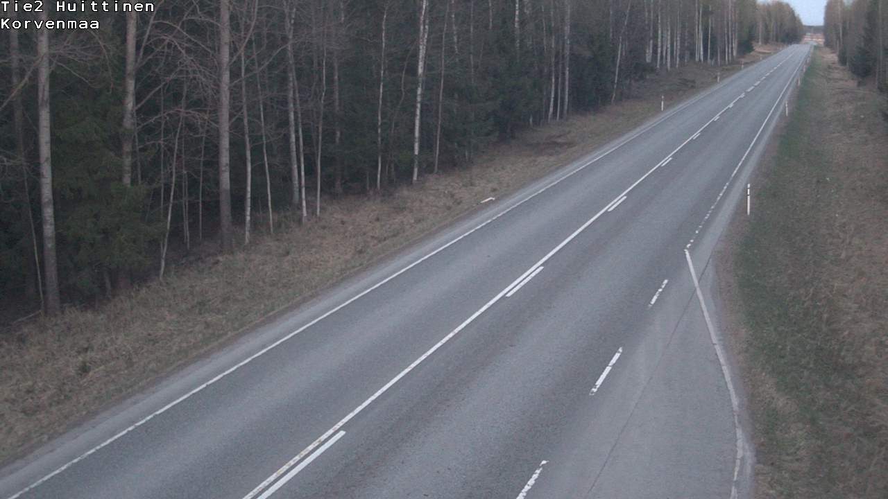 Weather Camera Image Road 2 Huittinen, Korvenmaa, Huittinen, Satakunta