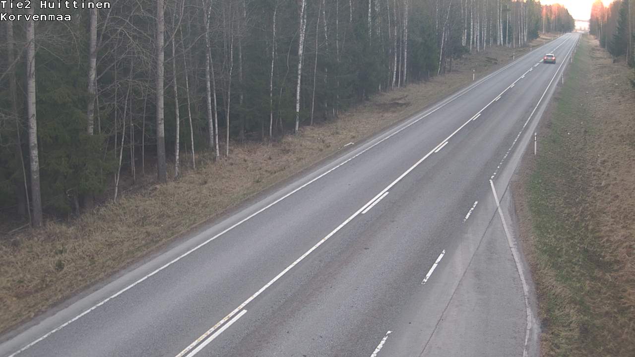 Weather Camera Image Road 2 Huittinen, Korvenmaa, Huittinen, Satakunta