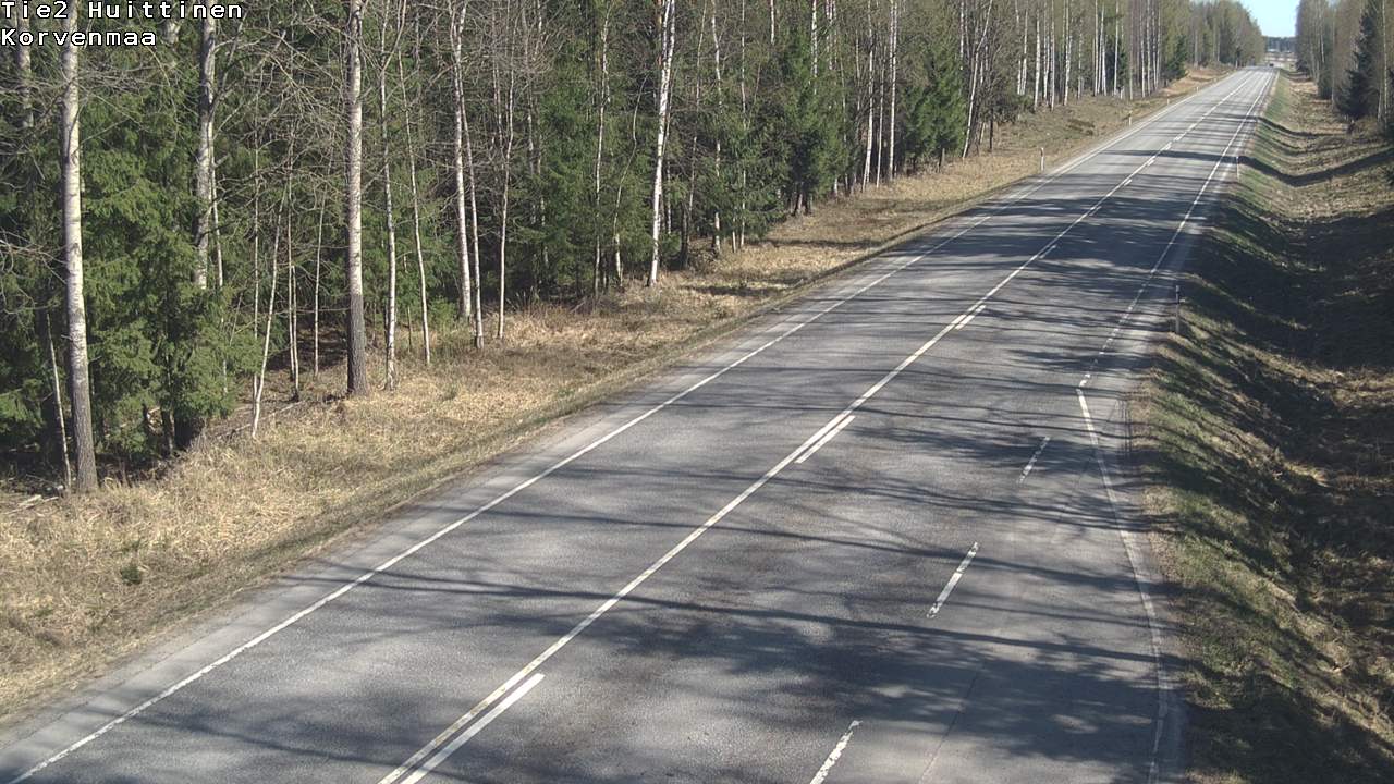 Weather Camera Image Road 2 Huittinen, Korvenmaa, Huittinen, Satakunta
