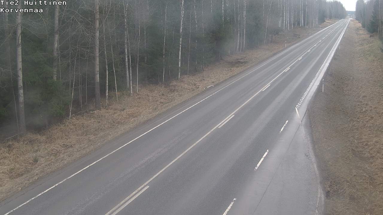 Weather Camera Image Road 2 Huittinen, Korvenmaa, Huittinen, Satakunta