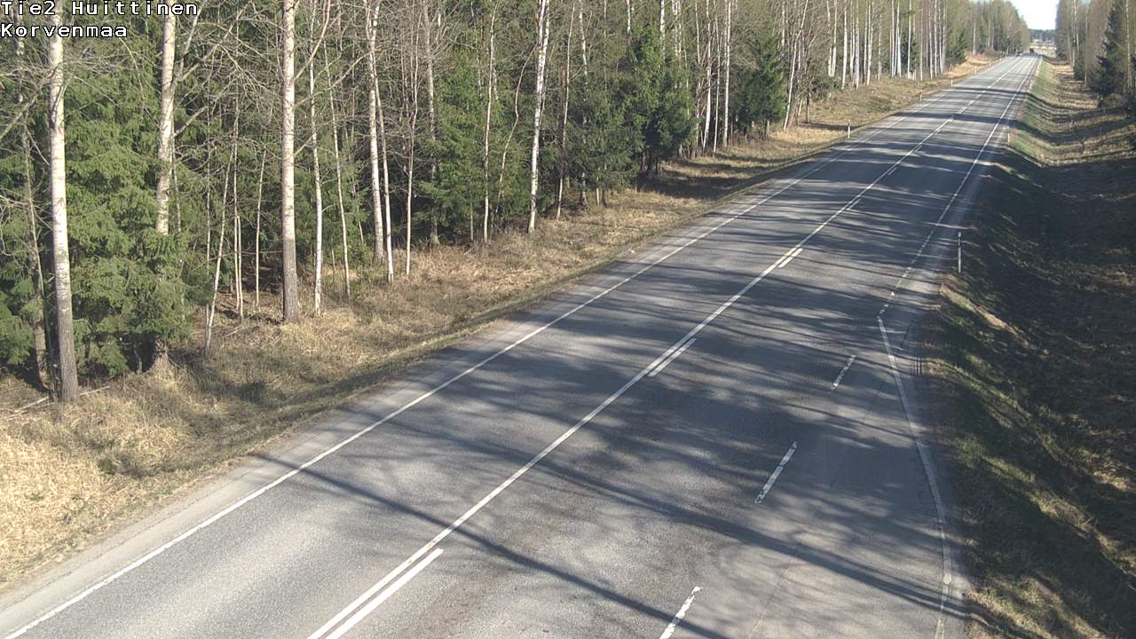 Weather Camera Image Road 2 Huittinen, Korvenmaa, Huittinen, Satakunta
