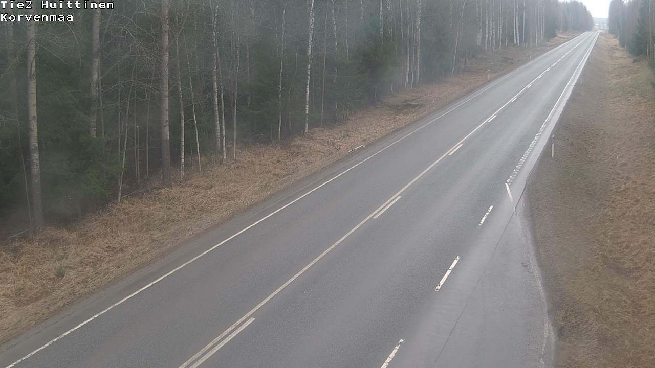 Weather Camera Image Road 2 Huittinen, Korvenmaa, Huittinen, Satakunta