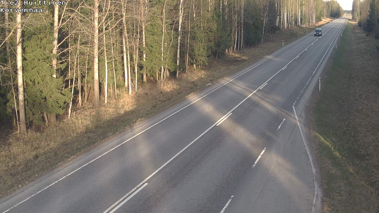 Weather Camera Image Road 2 Huittinen, Korvenmaa, Huittinen, Satakunta