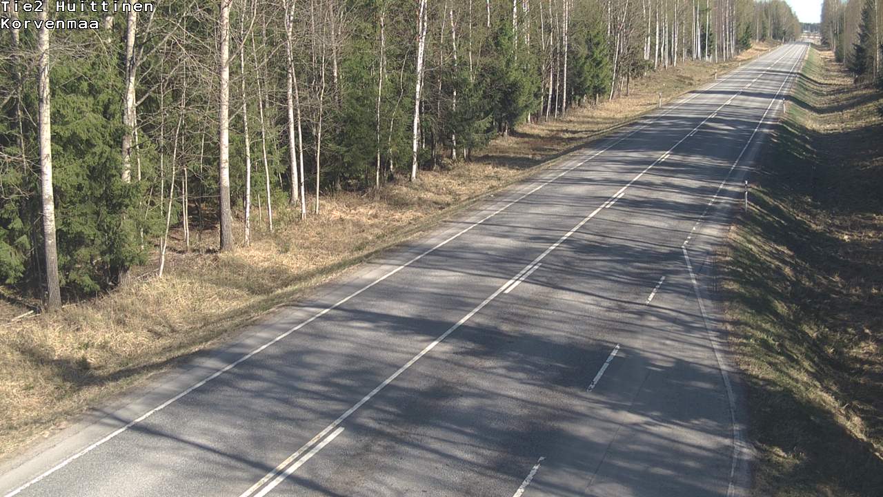 Weather Camera Image Road 2 Huittinen, Korvenmaa, Huittinen, Satakunta
