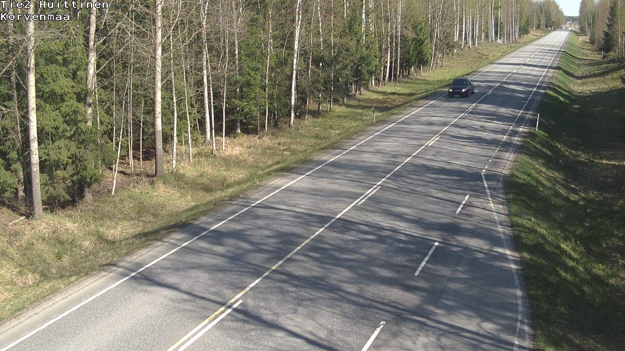 Weather Camera Image Väg 2 Huittinen, Korvenmaa, Huittinen, Satakunta
