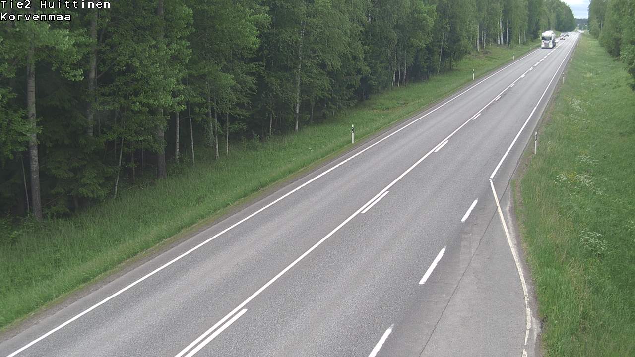 Weather Camera Image Road 2 Huittinen, Korvenmaa, Huittinen, Satakunta