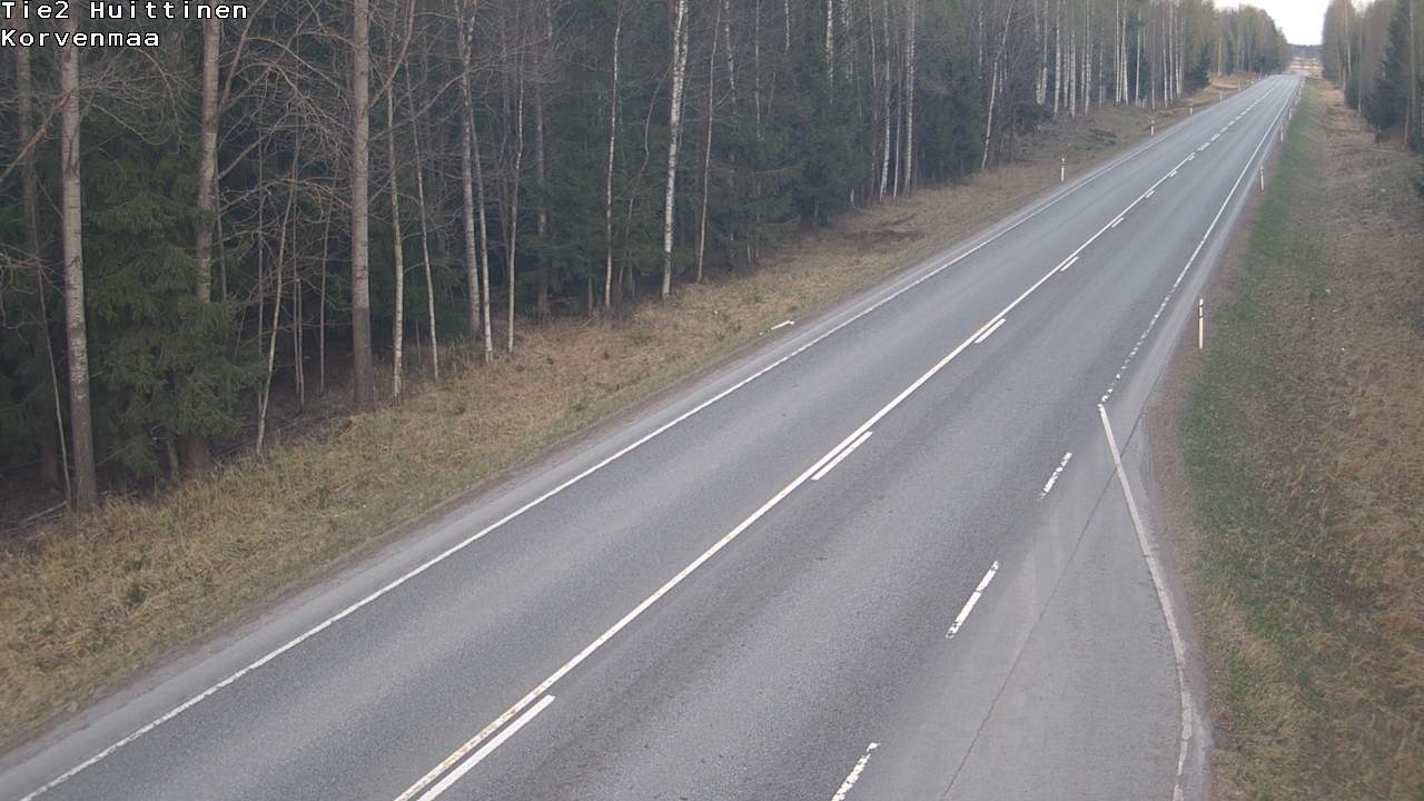 Weather Camera Image Road 2 Huittinen, Korvenmaa, Huittinen, Satakunta