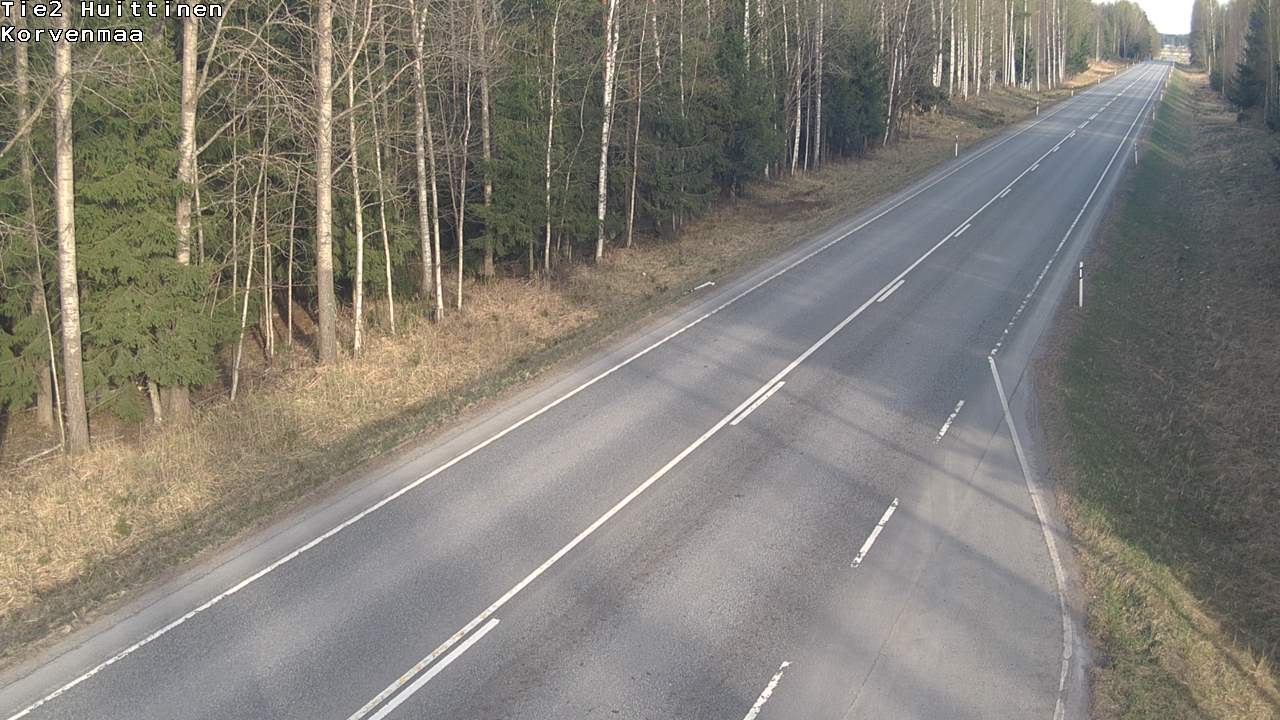 Weather Camera Image Road 2 Huittinen, Korvenmaa, Huittinen, Satakunta