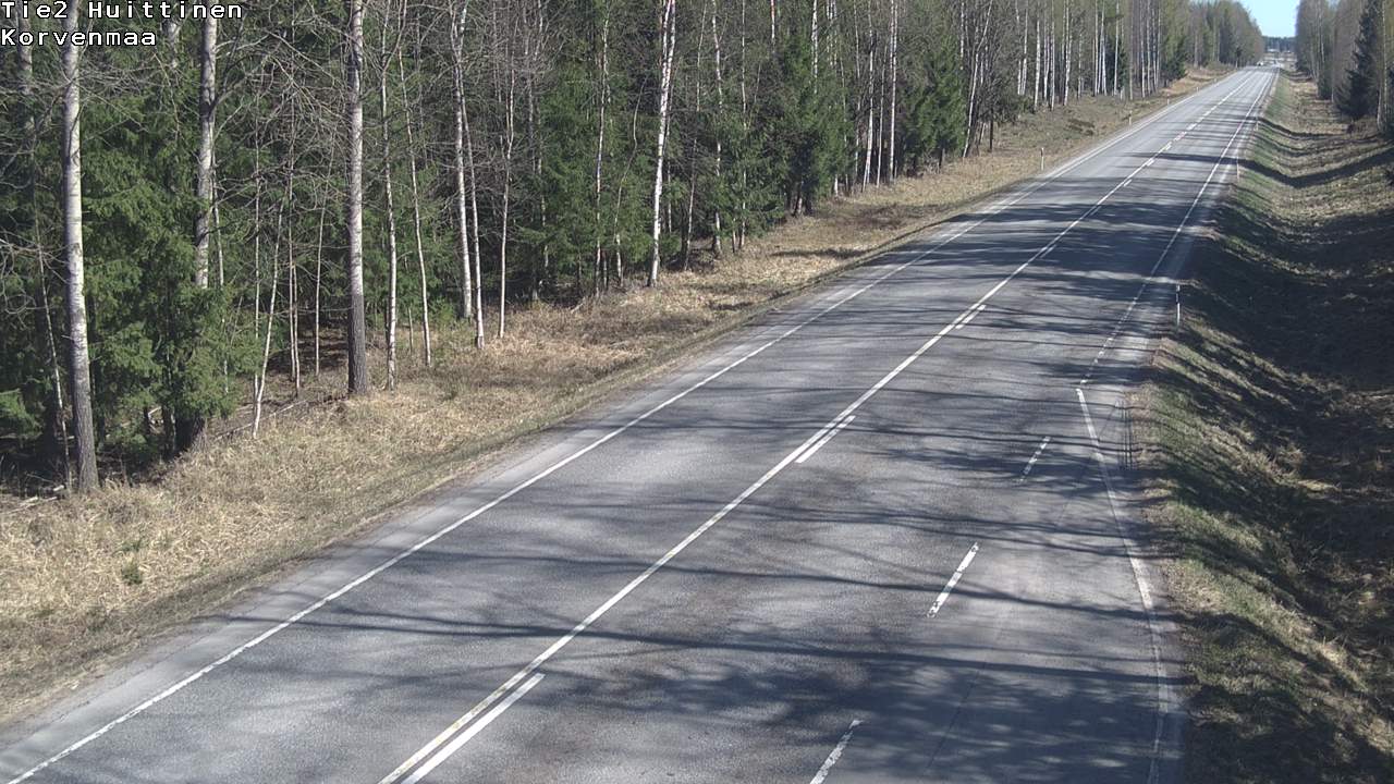 Weather Camera Image Road 2 Huittinen, Korvenmaa, Huittinen, Satakunta