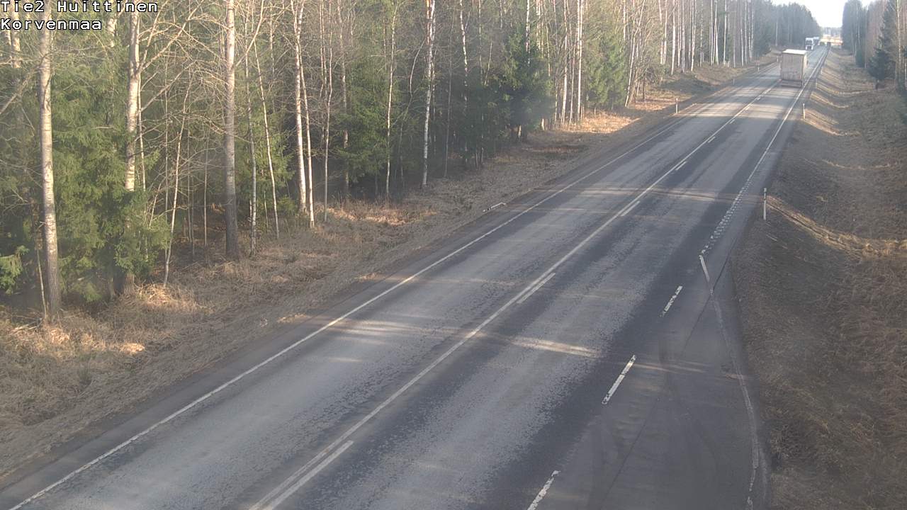 Weather Camera Image Road 2 Huittinen, Korvenmaa, Huittinen, Satakunta