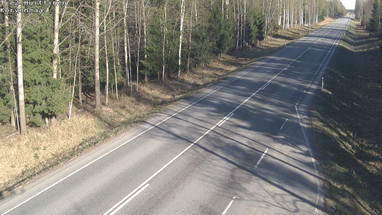 Weather Camera Image Road 2 Huittinen, Korvenmaa, Huittinen, Satakunta