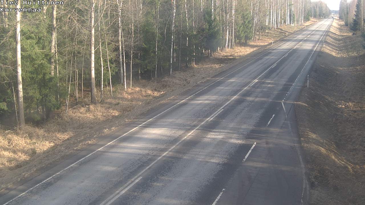 Weather Camera Image Road 2 Huittinen, Korvenmaa, Huittinen, Satakunta