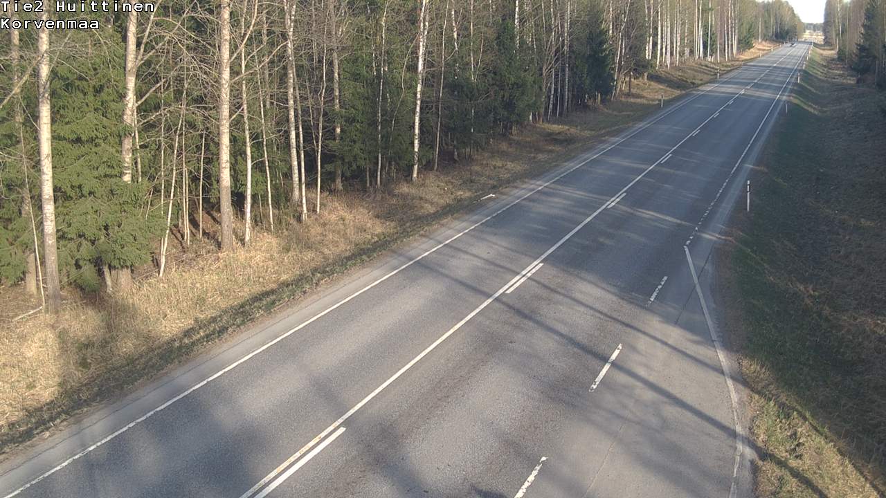 Weather Camera Image Road 2 Huittinen, Korvenmaa, Huittinen, Satakunta