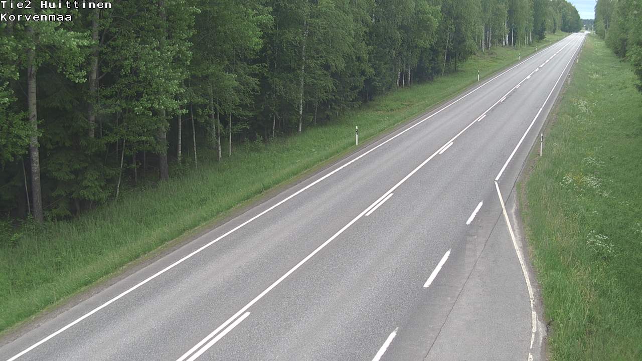 Weather Camera Image Väg 2 Huittinen, Korvenmaa, Huittinen, Satakunta