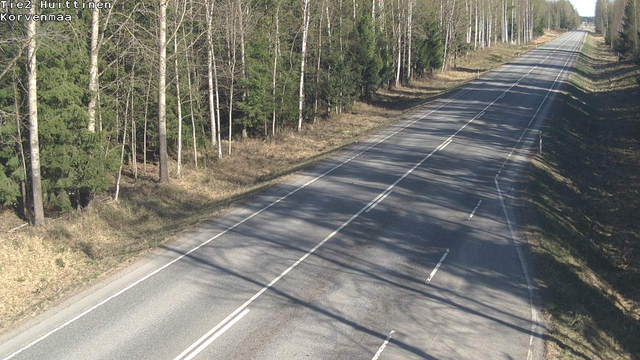 Weather Camera Image Road 2 Huittinen, Korvenmaa, Huittinen, Satakunta