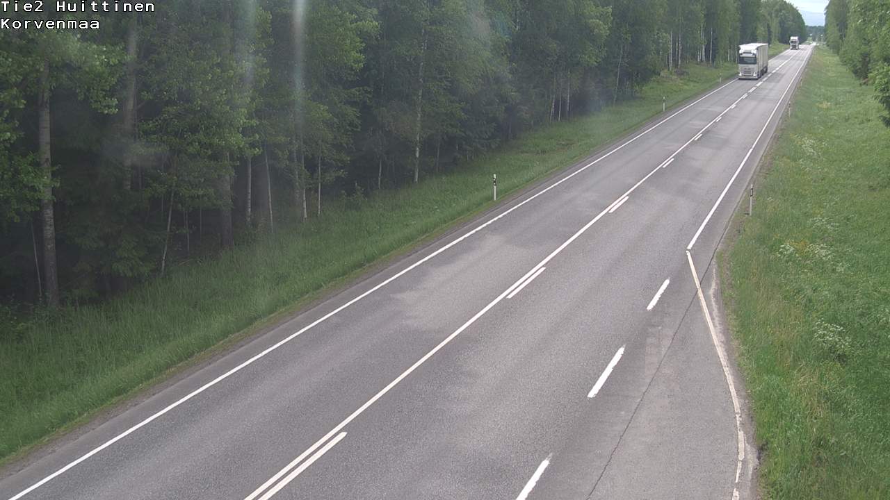 Weather Camera Image Road 2 Huittinen, Korvenmaa, Huittinen, Satakunta
