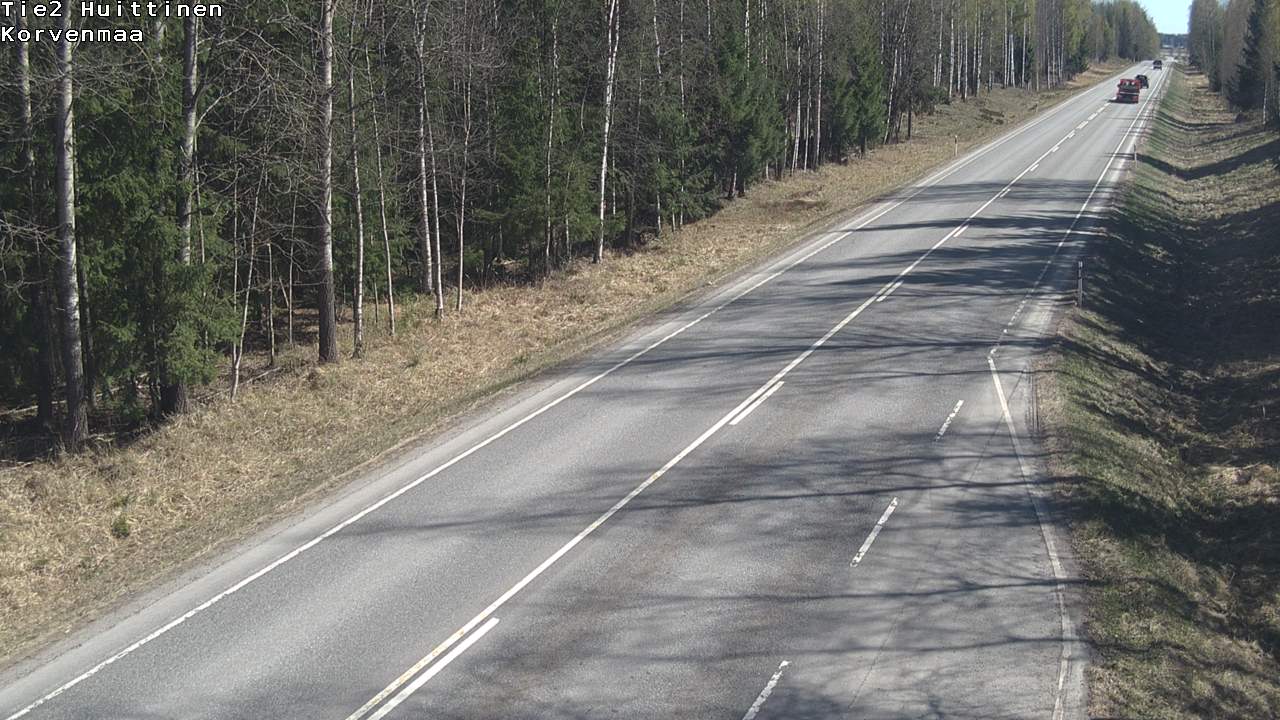 Weather Camera Image Road 2 Huittinen, Korvenmaa, Huittinen, Satakunta